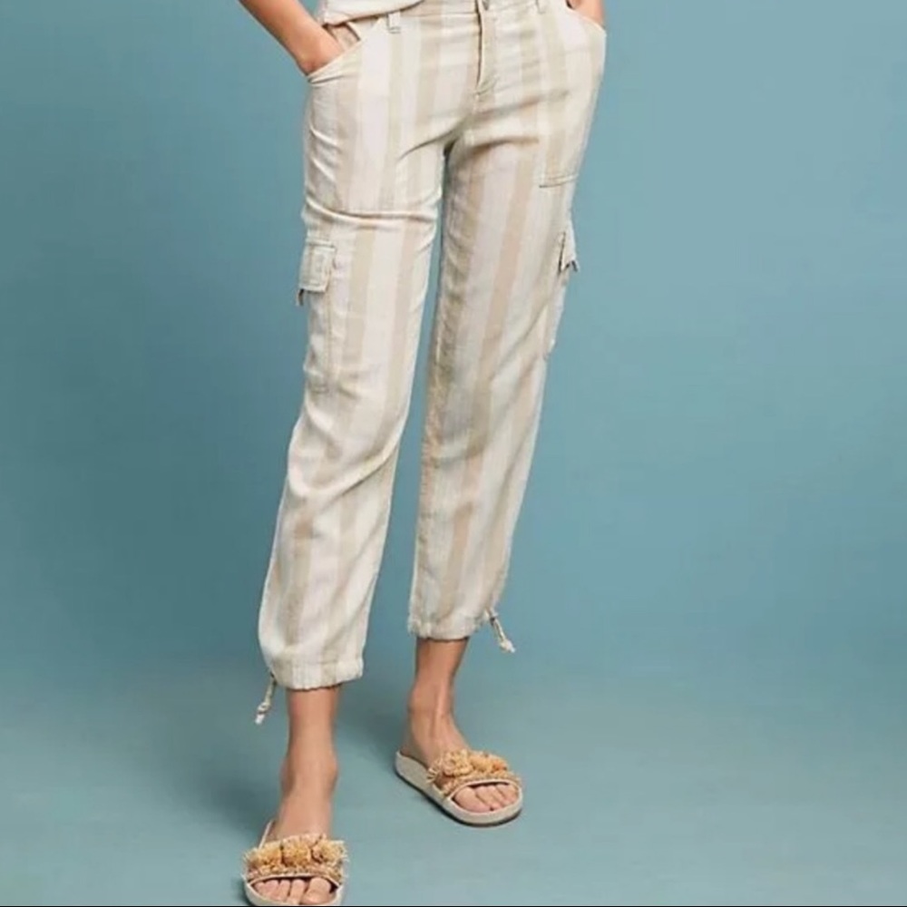 Anthropologie Sanctuary 30 pants striped terrain